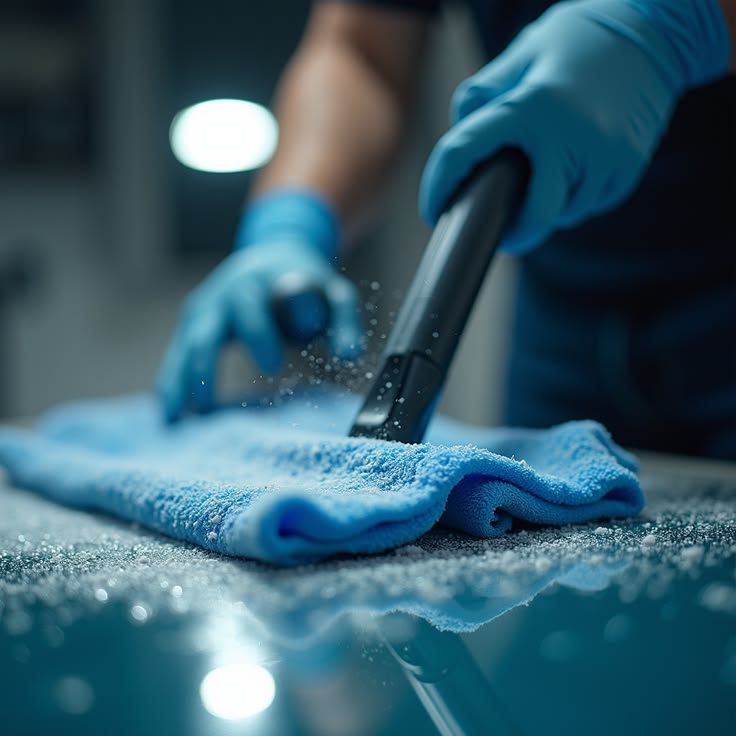 Kit bureau et TPE : nettoyage professionnel des espaces de travail.